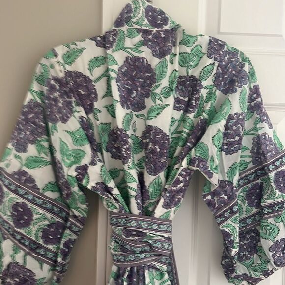 Sue Sartor XL Flounce Shorty - Blue Hydrangea- New - Picture 4 of 11